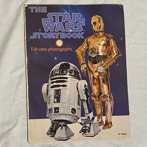 Vintage 1978 Star Wars Storybook Softcover Full-Color Photographs